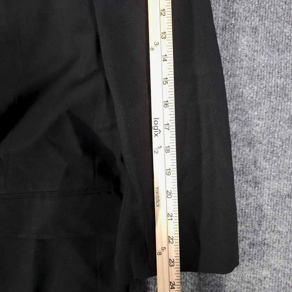 Joseph & Feiss International Comfort Stretch‎ Black Worsted Wool Blazer 52R